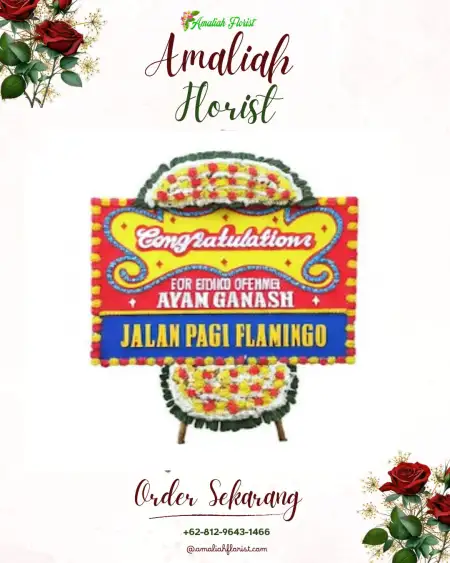 Sewa Papan Bunga Telemung